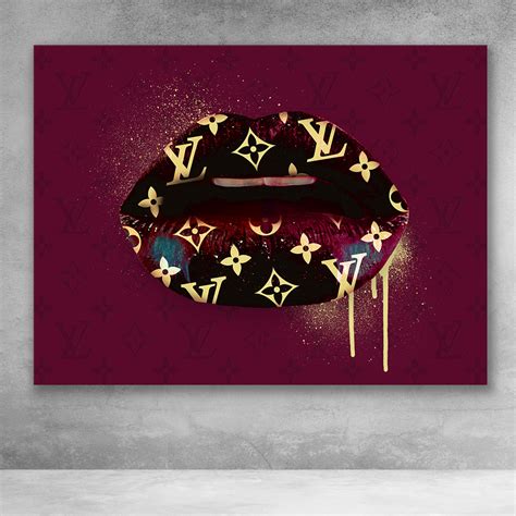 louis vuitton lip wall art|Louis Vuitton art for sale.